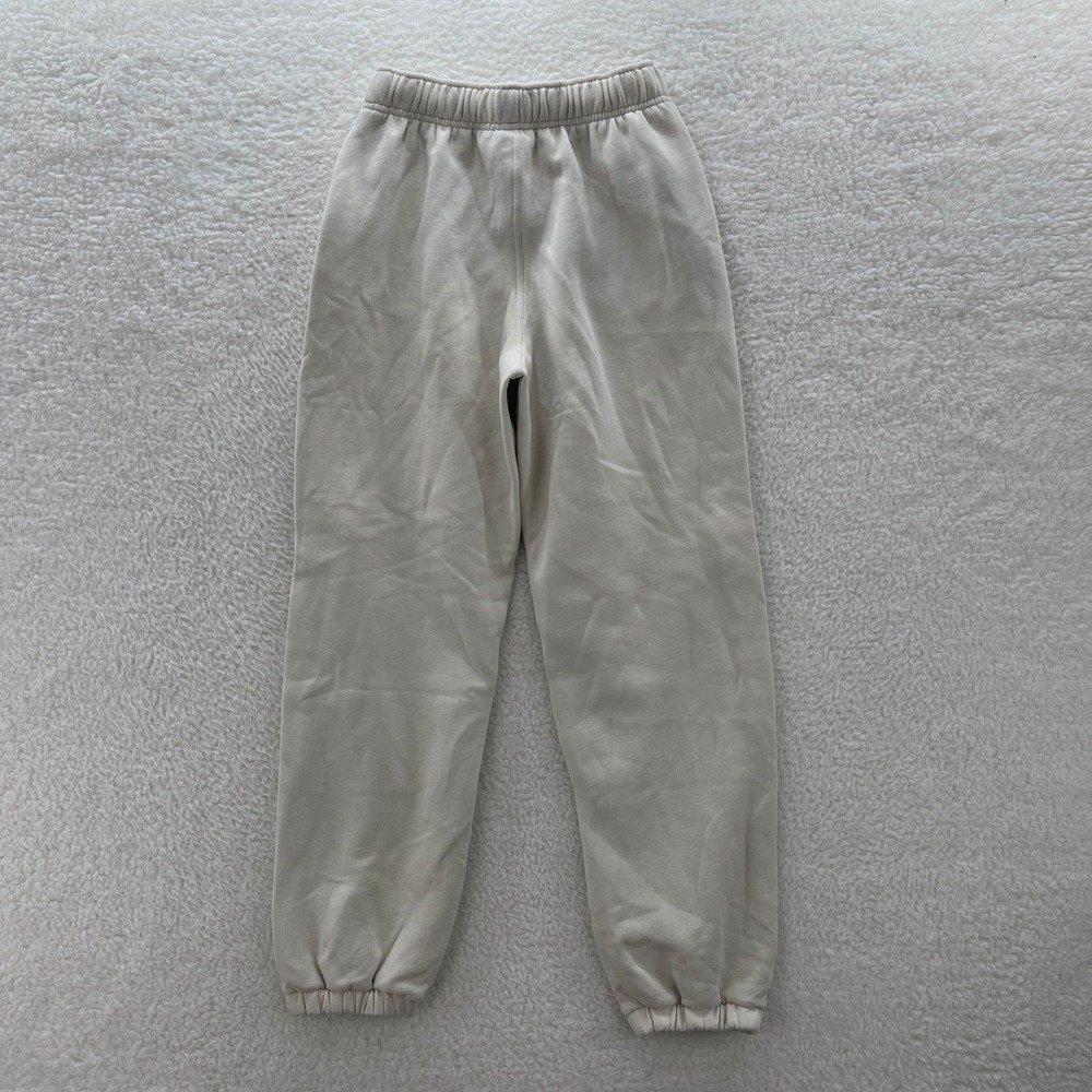 Lululemon Scuba Oversized Jogger Regular XXS Cream Sweatpants Fleece Gym